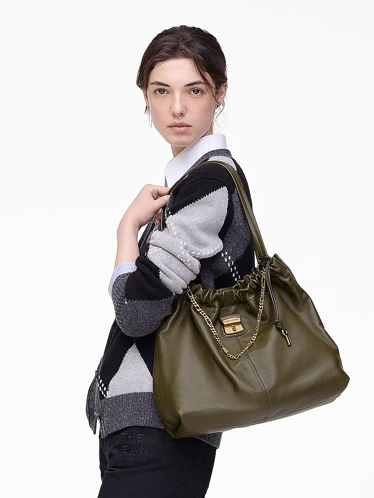 MARC JACOBS | Borsa in pelle - Shopper THE TOTE | Oliva