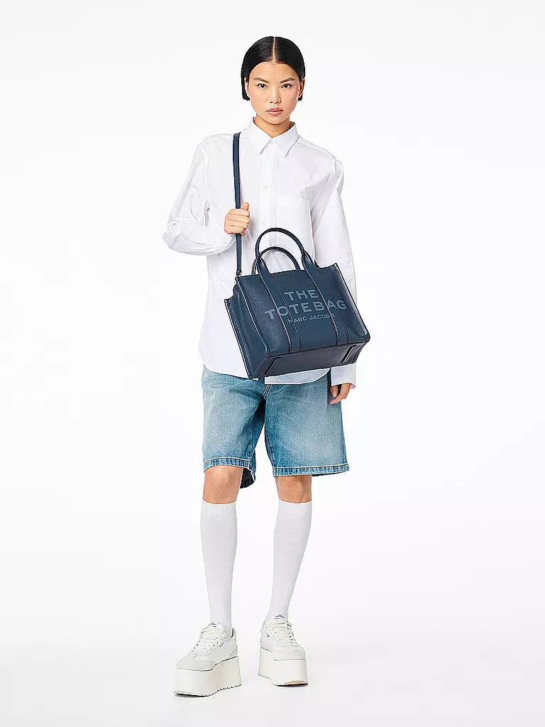 MARC JACOBS | Borsa in pelle - Tote Bag THE MEDIUM TOTE LEATHER | Blu