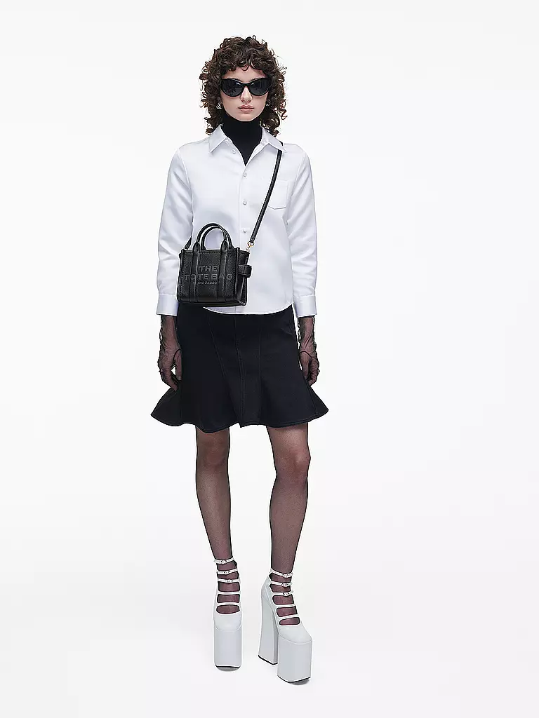 MARC JACOBS | Borsa in pelle - Tote Bag THE MINI TOTE | Nero