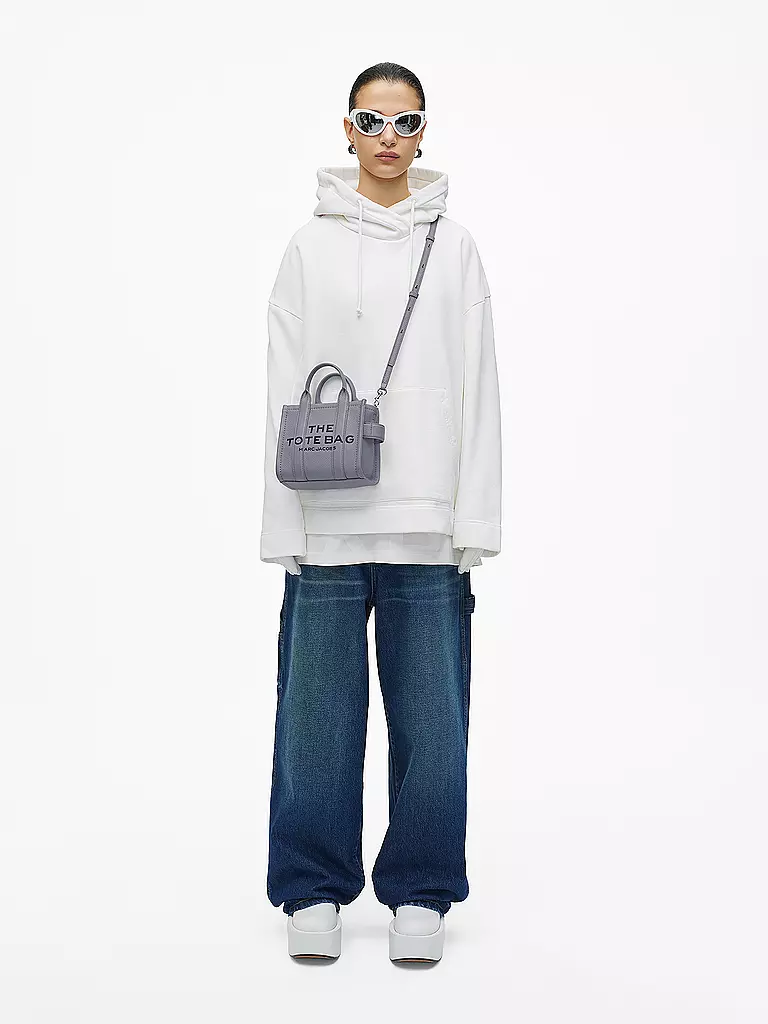 MARC JACOBS | Borsa in pelle - Tote Bag THE MINI TOTE | Grigio
