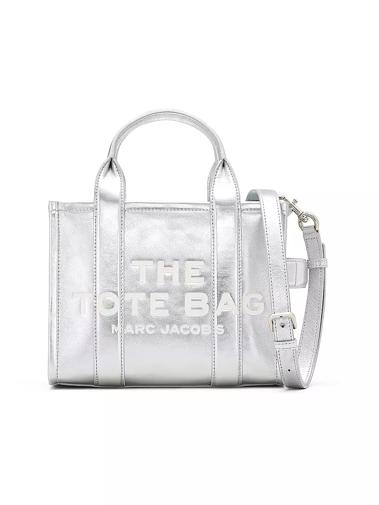 MARC JACOBS | Borsa in pelle - Tote Bag THE SMALL TOTE LEATHER | Argento
