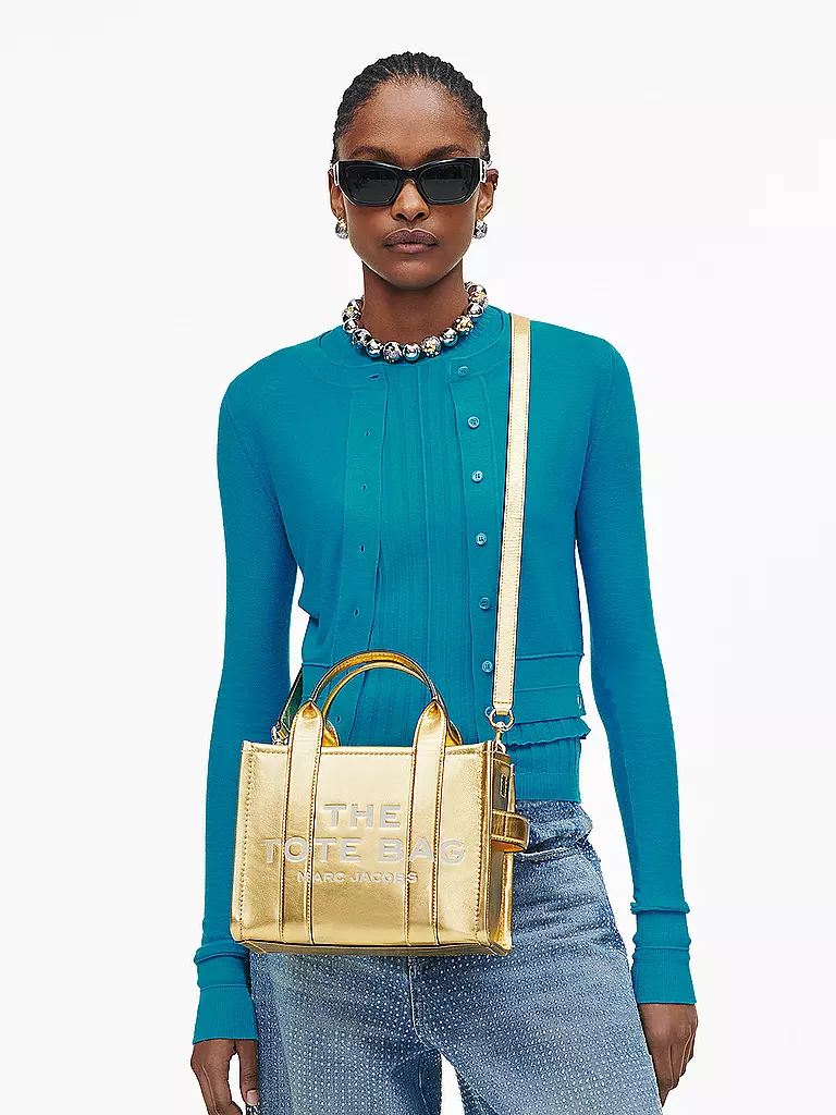 MARC JACOBS | Borsa in pelle - Tote Bag THE SMALL TOTE LEATHER | Oro