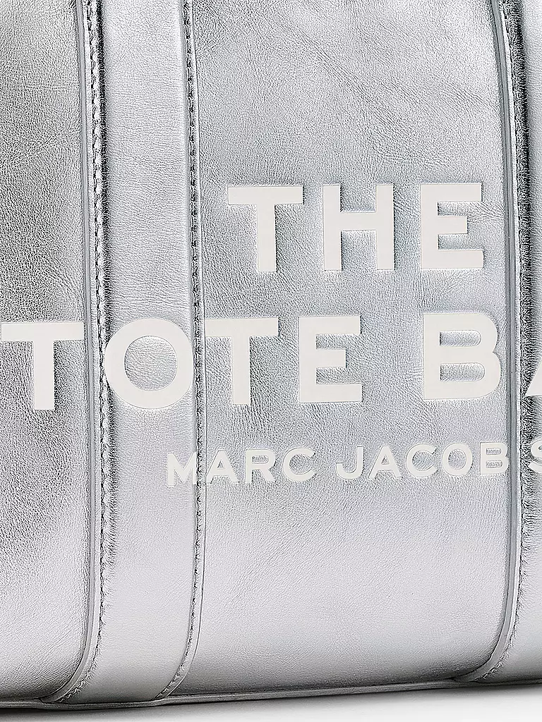 MARC JACOBS | Borsa in pelle - Tote Bag THE SMALL TOTE LEATHER | Argento