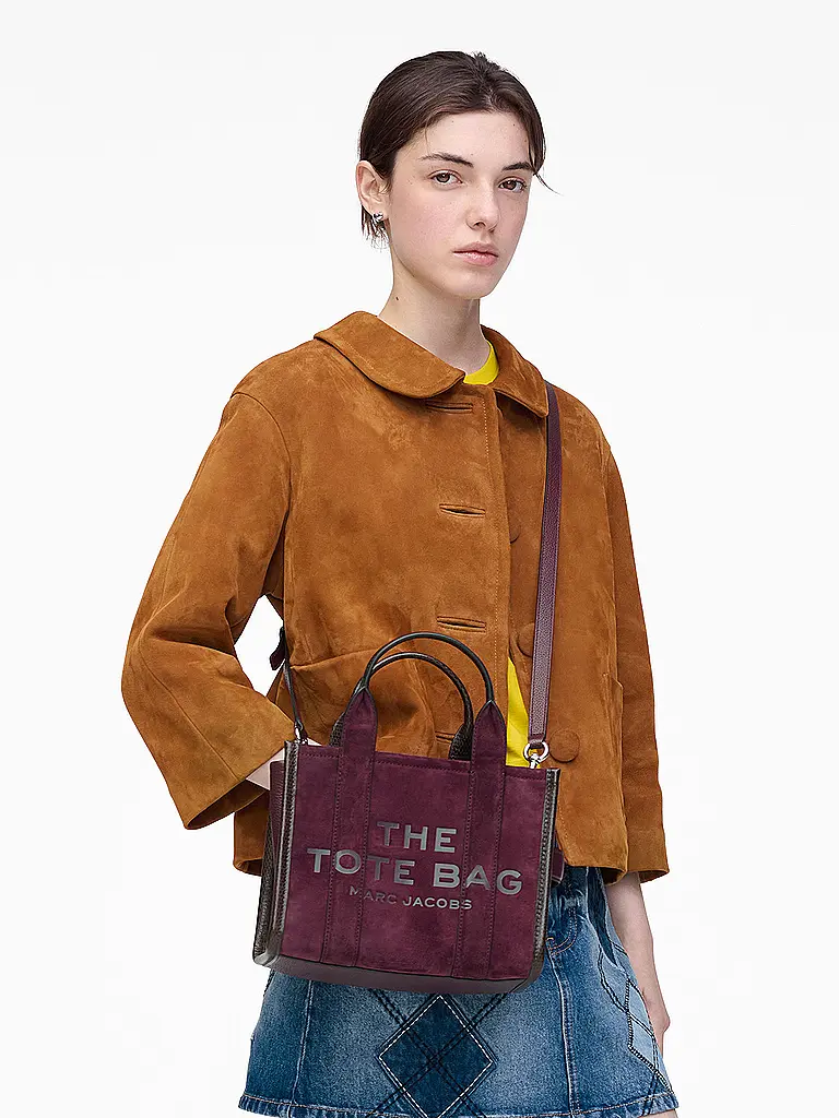 MARC JACOBS | Borsa in pelle - Tote Bag THE SMALL TOTE | Rosso scuro