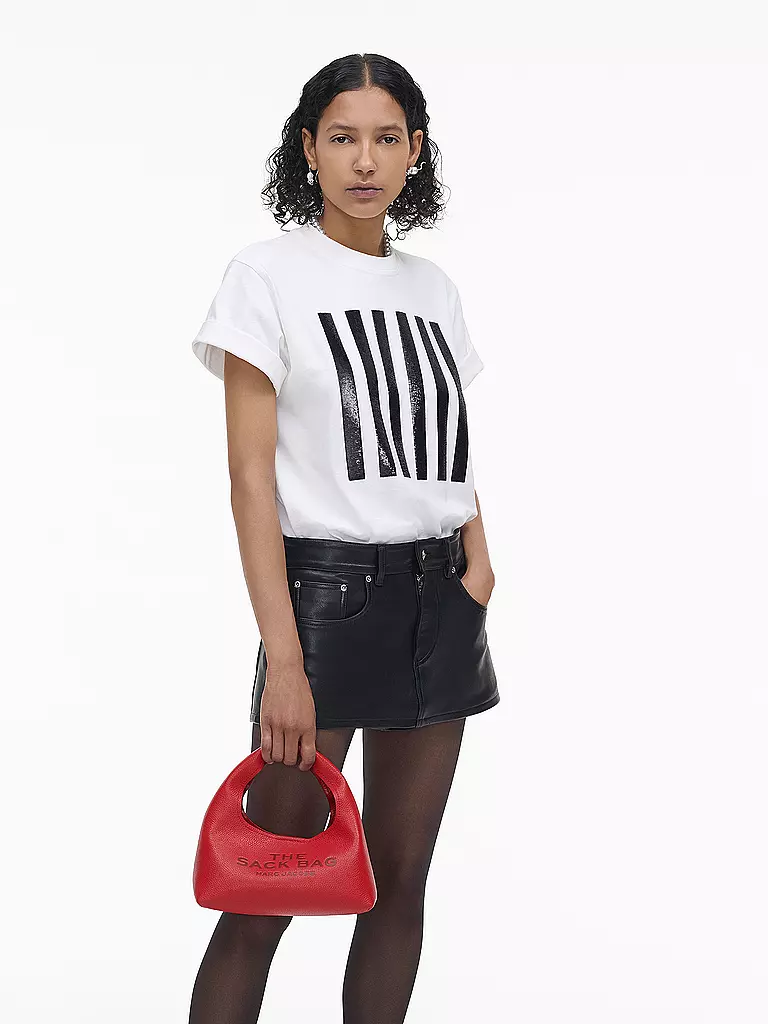 MARC JACOBS | Ledertasche - Henkeltasche THE MINI SACK  | Rosso
