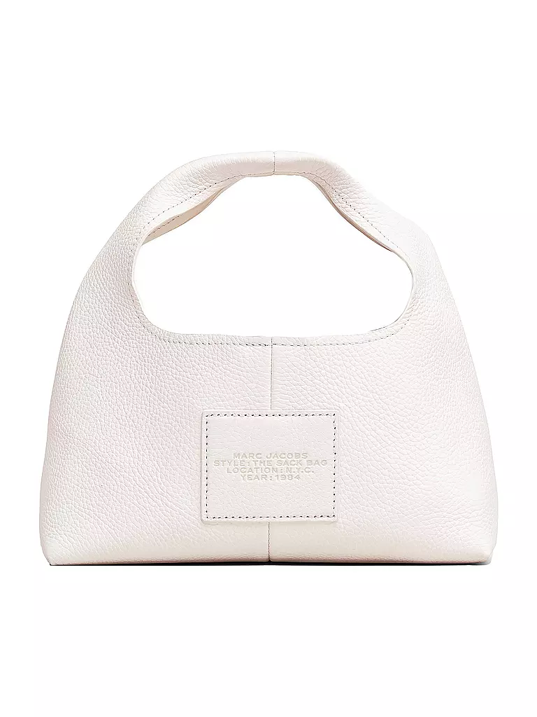 MARC JACOBS | Ledertasche - Henkeltasche THE MINI SACK  | Bianco