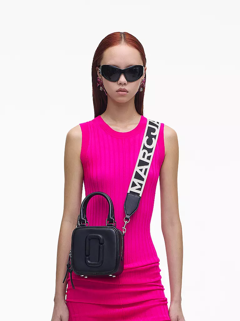 MARC JACOBS | Ledertasche - Mini Bag THE CUBE  | Nero