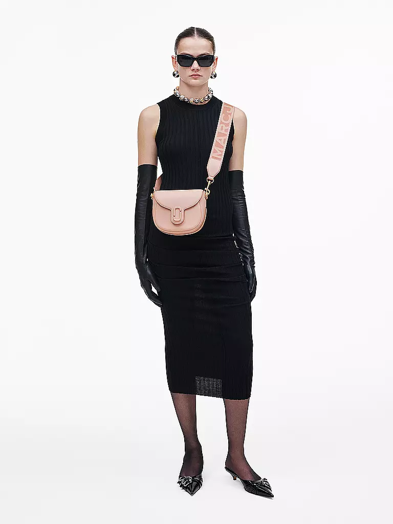 MARC JACOBS | Ledertasche - Mini Bag THE SMALL SADDLE BAG | Rosa
