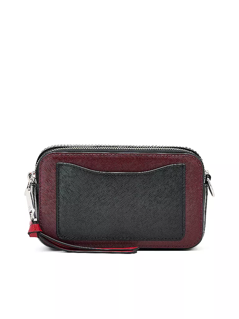 MARC JACOBS | Ledertasche - Mini Bag THE SNAPSHOT  | Rosso scuro