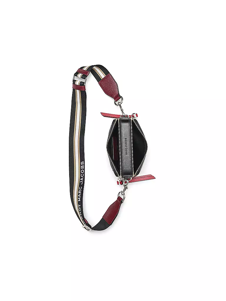 MARC JACOBS | Ledertasche - Mini Bag THE SNAPSHOT  | Rosso scuro