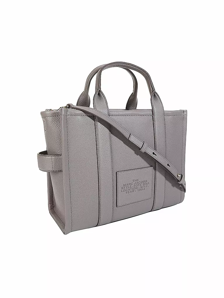 MARC JACOBS | Ledertasche - Tote Bag THE MEDIUM TOTE BAG LEATHER  | Grigio