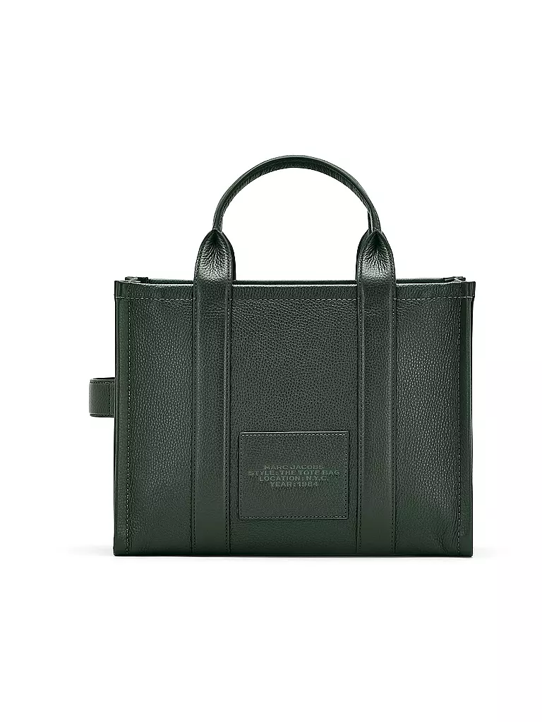 MARC JACOBS | Ledertasche - Tote Bag THE MEDIUM TOTE LEATHER | Verde scuro