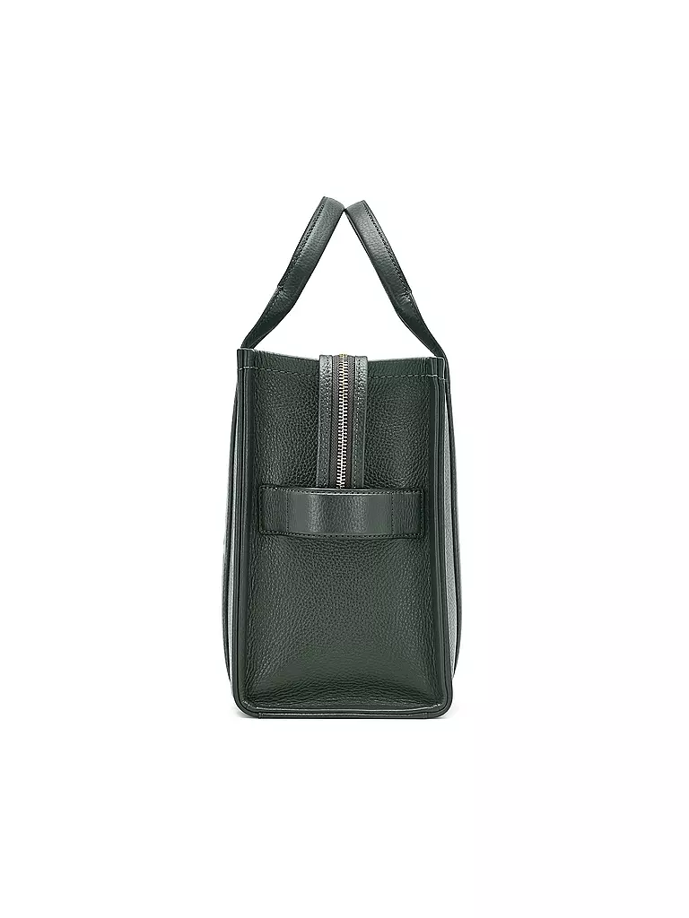 MARC JACOBS | Ledertasche - Tote Bag THE MEDIUM TOTE LEATHER | Verde scuro