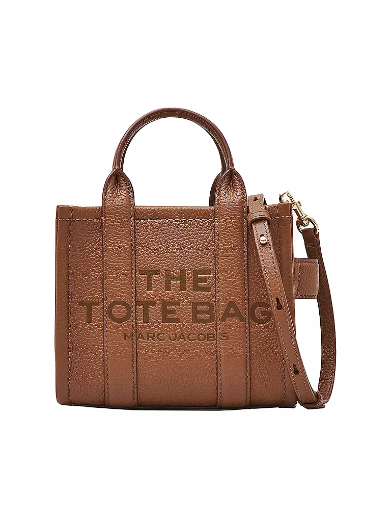 MARC JACOBS | Ledertasche - Tote Bag THE MINI TOTE | Cammello