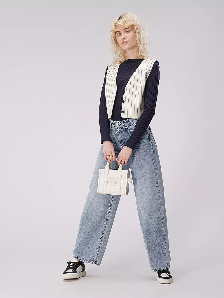 MARC JACOBS | Ledertasche - Tote Bag THE MINI TOTE | Bianco