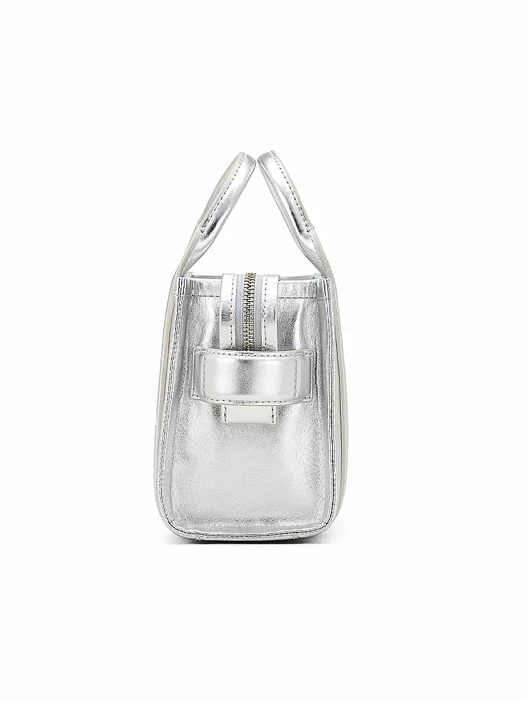 MARC JACOBS | Ledertasche - Tote Bag THE MINI TOTE | Argento