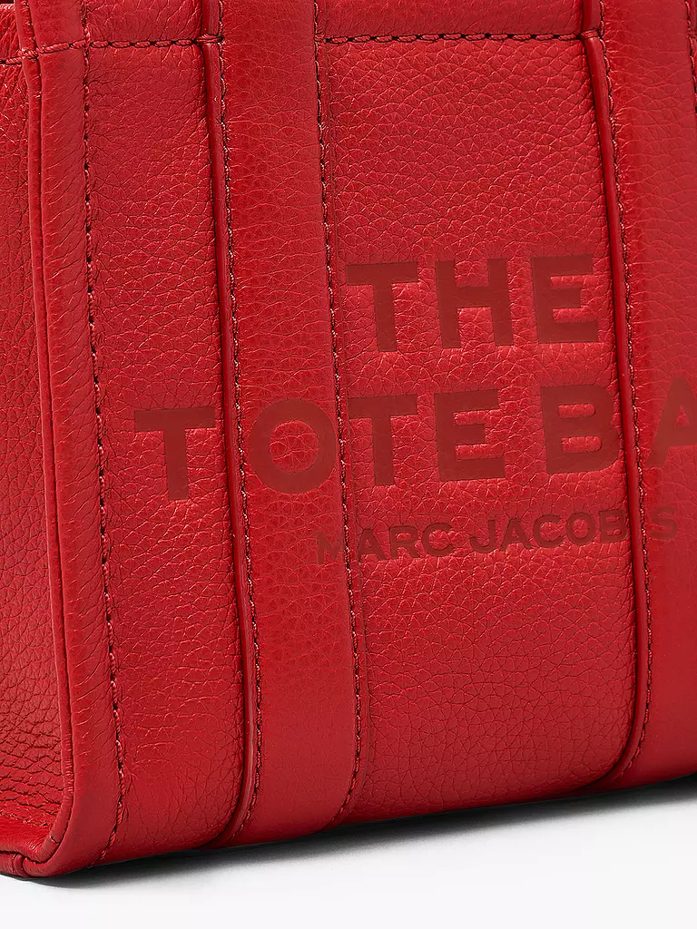 MARC JACOBS | Ledertasche - Tote Bag THE MINI TOTE | Rosso