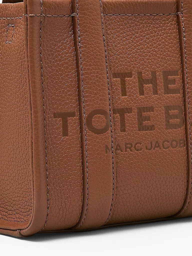 MARC JACOBS | Ledertasche - Tote Bag THE MINI TOTE | Cammello