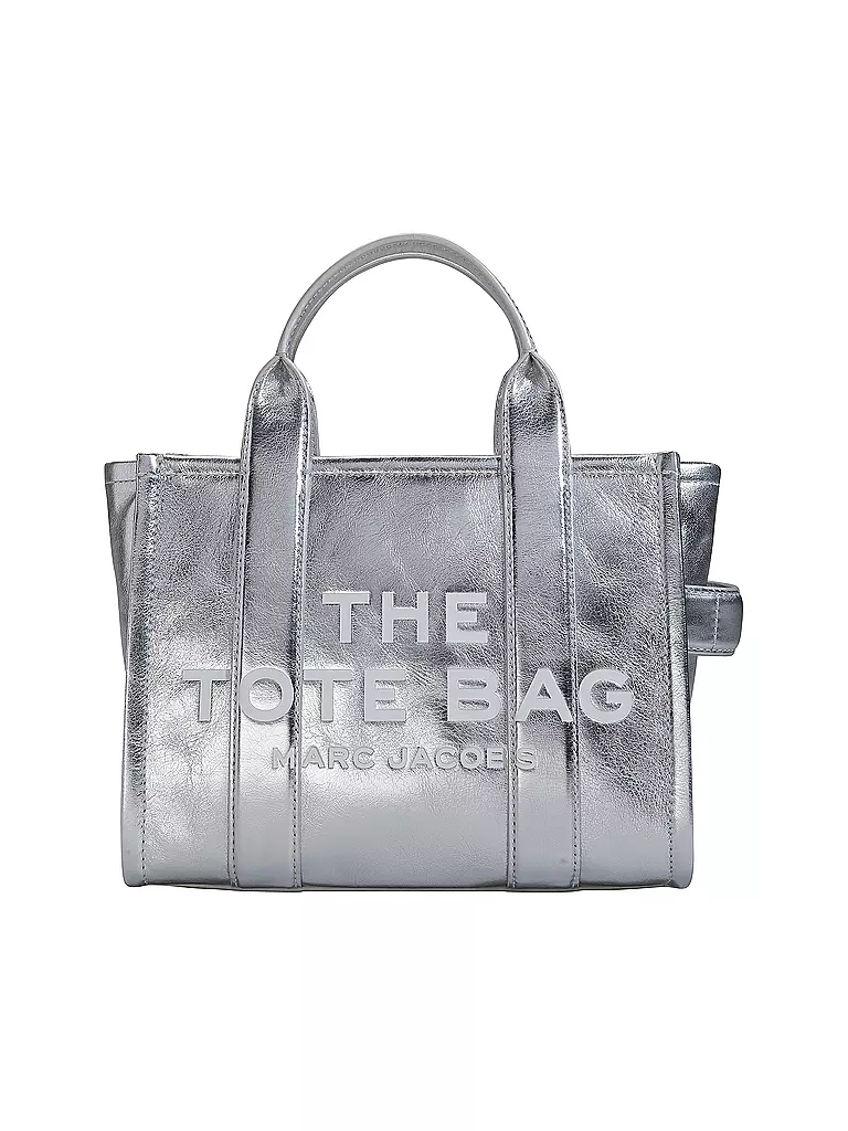 MARC JACOBS | Ledertasche - Tote Bag THE SMALL TOTE LEATHER | Argento