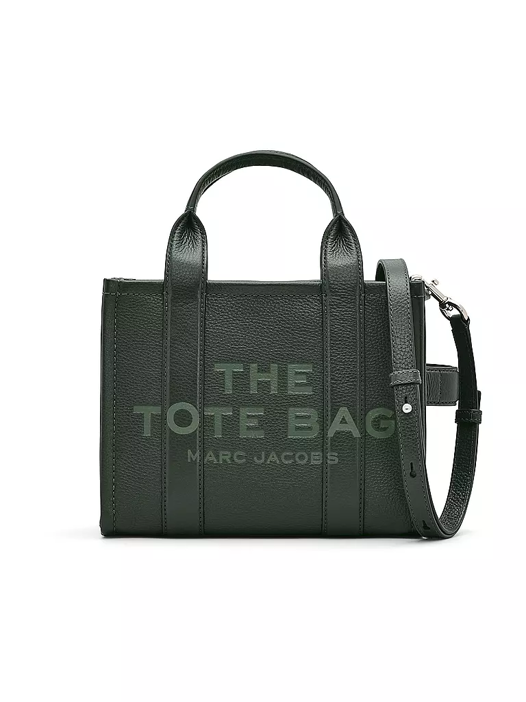 MARC JACOBS | Ledertasche - Tote Bag THE SMALL TOTE LEATHER | Verde scuro