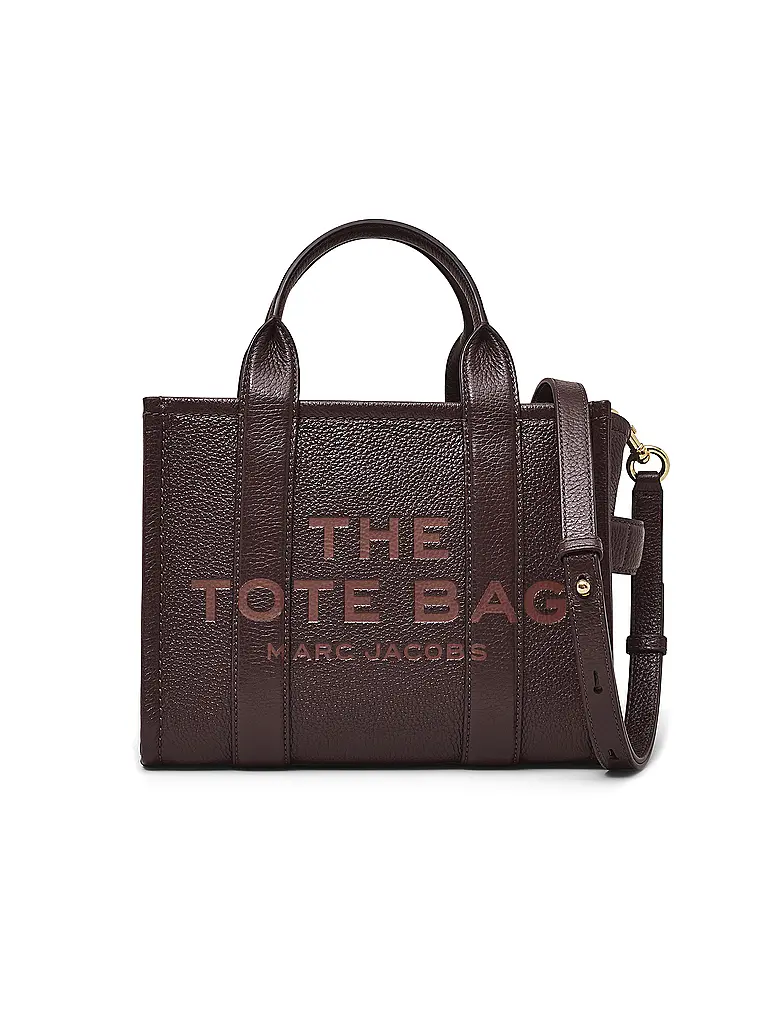 MARC JACOBS | Ledertasche - Tote Bag THE SMALL TOTE LEATHER | Marrone