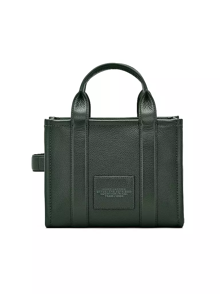 MARC JACOBS | Ledertasche - Tote Bag THE SMALL TOTE LEATHER | Verde scuro