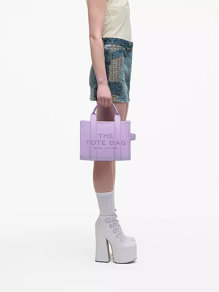 MARC JACOBS | Ledertasche - Tote Bag THE SMALL TOTE LEATHER | Lilla