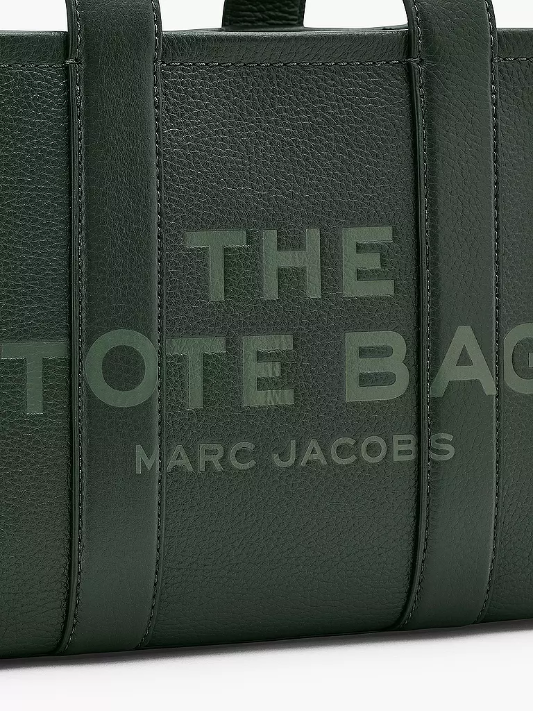 MARC JACOBS | Ledertasche - Tote Bag THE SMALL TOTE LEATHER | Verde scuro