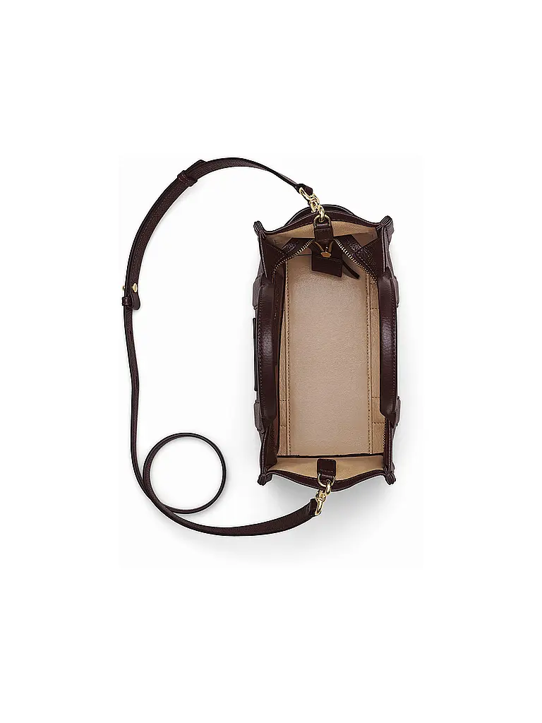 MARC JACOBS | Ledertasche - Tote Bag THE SMALL TOTE LEATHER | Marrone