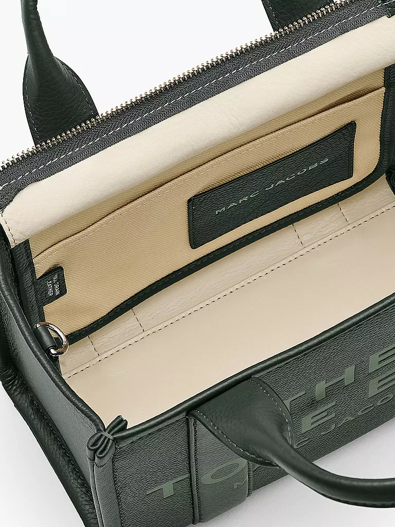 MARC JACOBS | Ledertasche - Tote Bag THE SMALL TOTE LEATHER | Verde scuro