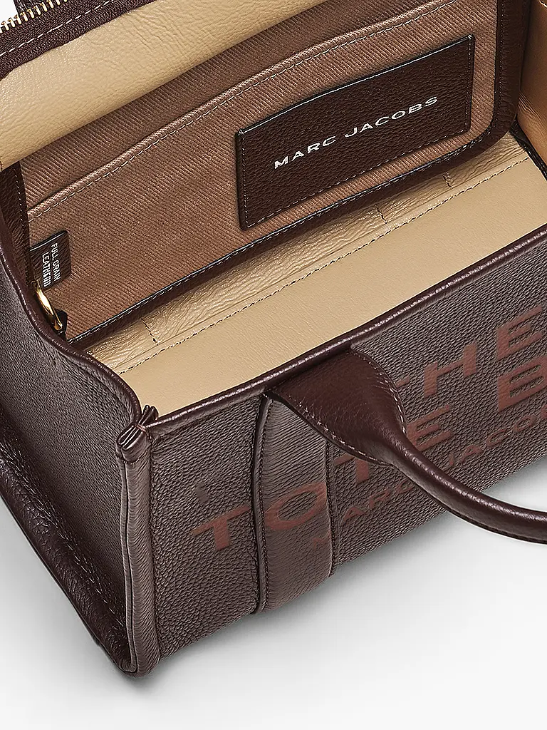 MARC JACOBS | Ledertasche - Tote Bag THE SMALL TOTE LEATHER | Marrone
