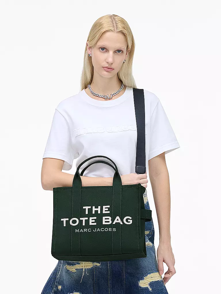 MARC JACOBS | Tasche - Tote Bag THE MEDIUM TOTE CANVAS | Verde scuro
