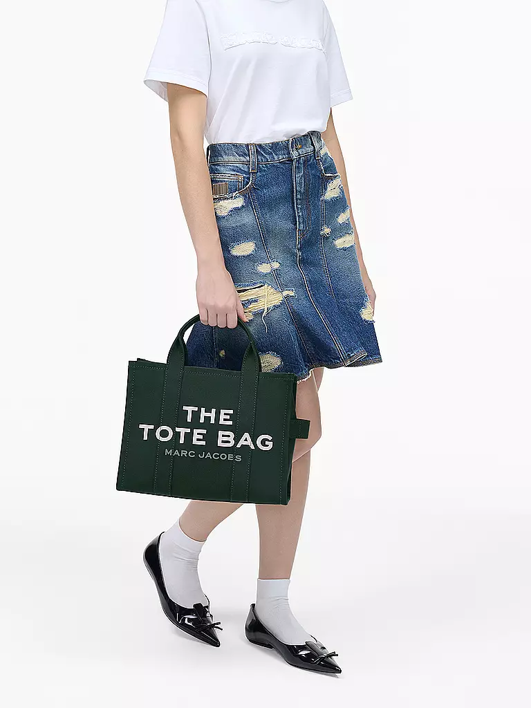 MARC JACOBS | Tasche - Tote Bag THE MEDIUM TOTE CANVAS | Verde scuro