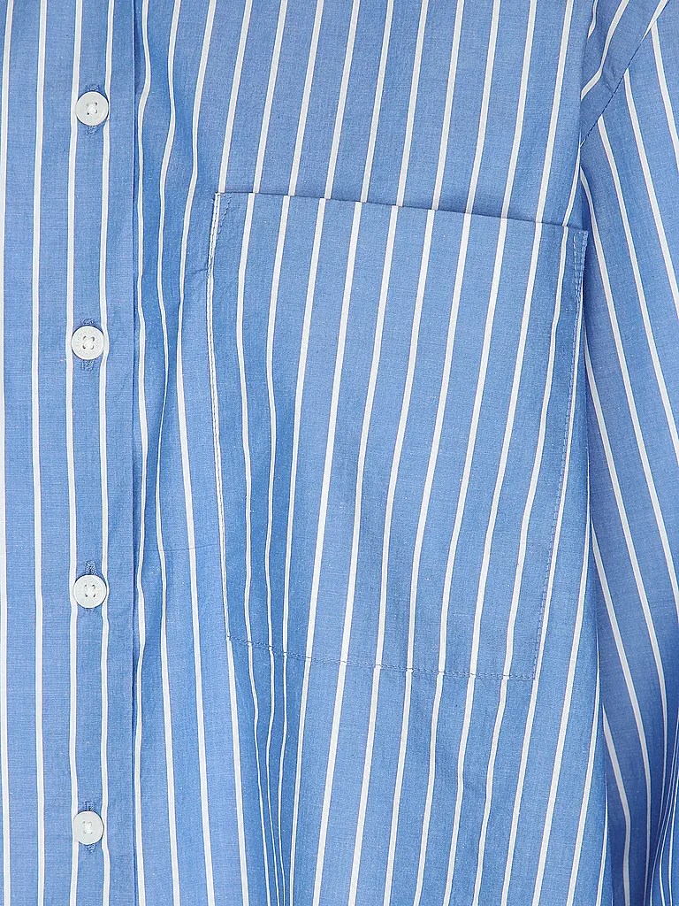 MARC O'POLO DENIM | Bluse
Produktname: Bluse
Marke: MARC O'POLO DENIM
Farbe: blau
Kategorien: Mode,Damen
Ärmellänge: Langarm
Material: Baumwolle
Kragenform: Hemdblusenkragen
Musterung: Streifen
Passform (Oberbekleidung): Locker
Stil: Pure,Casual
Details: Eingrifftaschen |