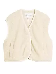 MARC O'POLO DENIM | Gilet effetto pelliccia | Crema