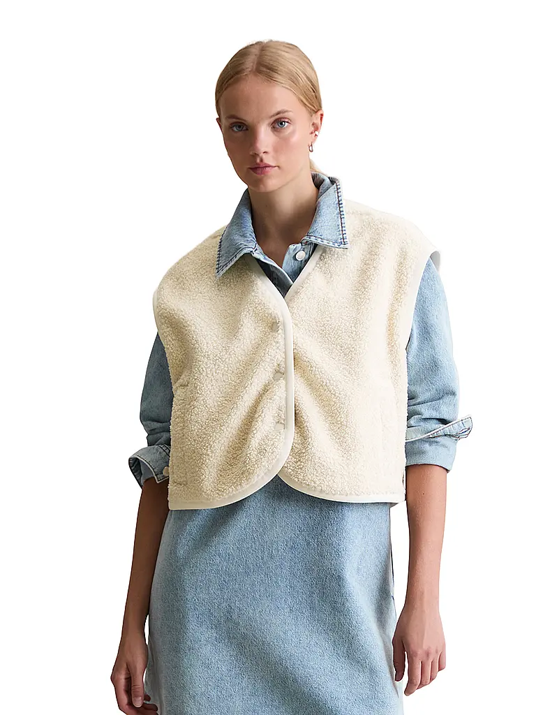 MARC O'POLO DENIM | Gilet effetto pelliccia | 