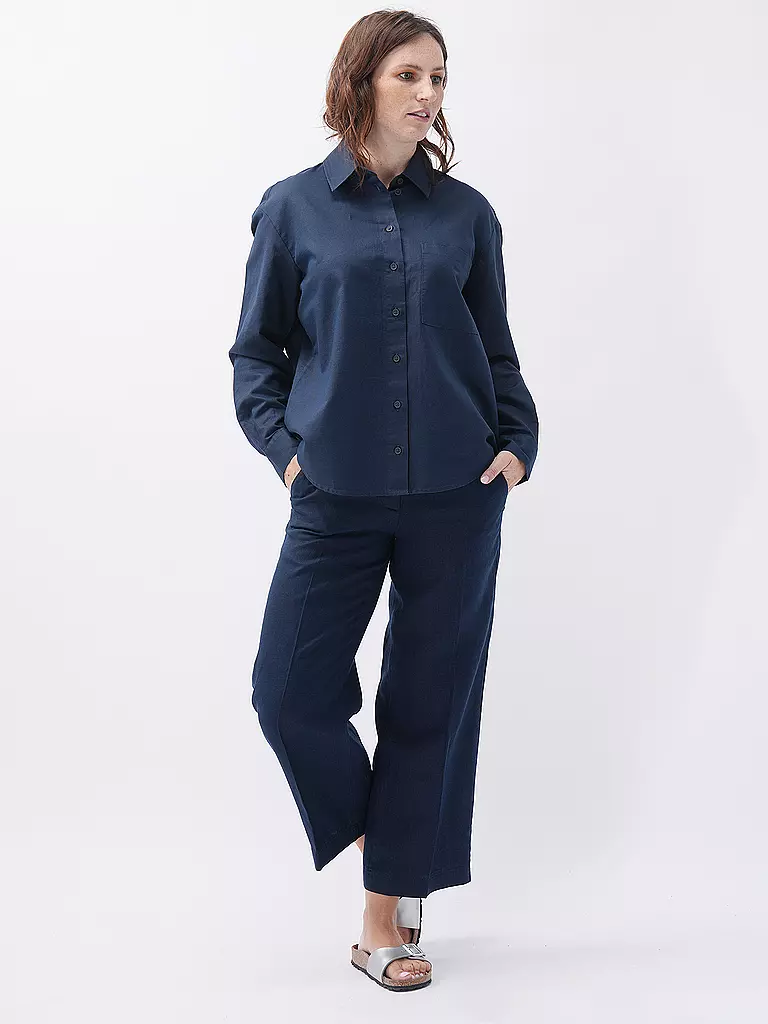 MARC O'POLO DENIM | Hemdbluse  | Blu scuro
