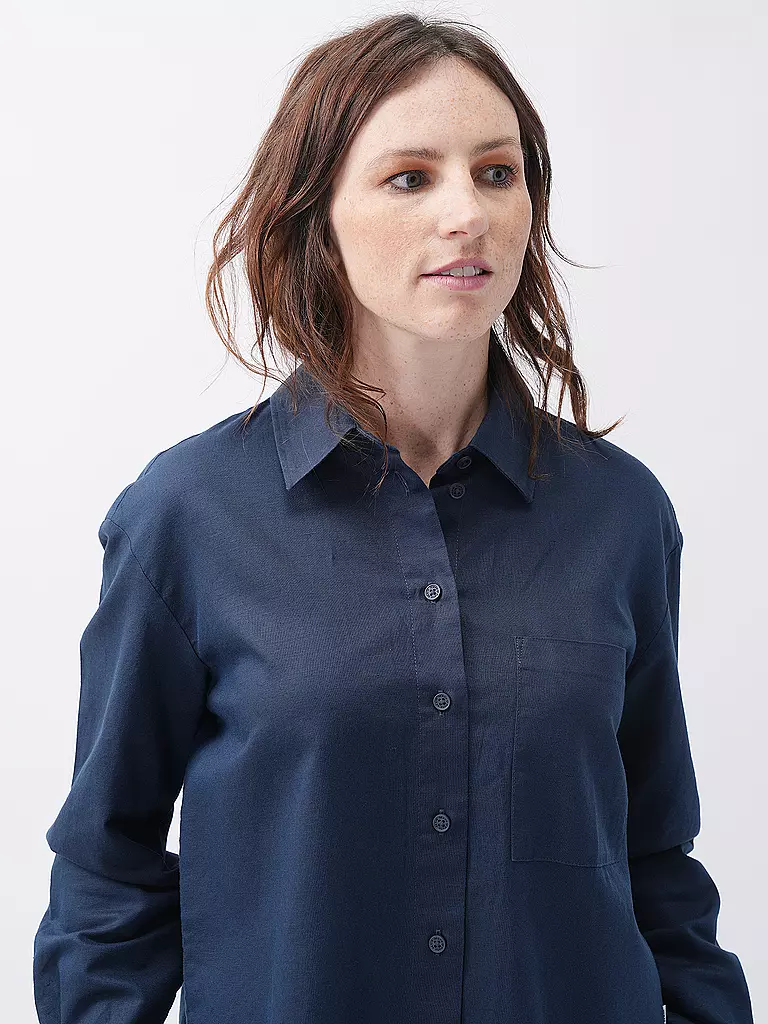 MARC O'POLO DENIM | Hemdbluse  | Blu scuro