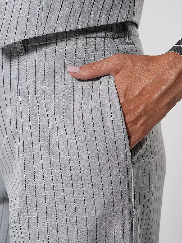 MARC O'POLO DENIM | Hose Wide Leg | Grigio chiaro