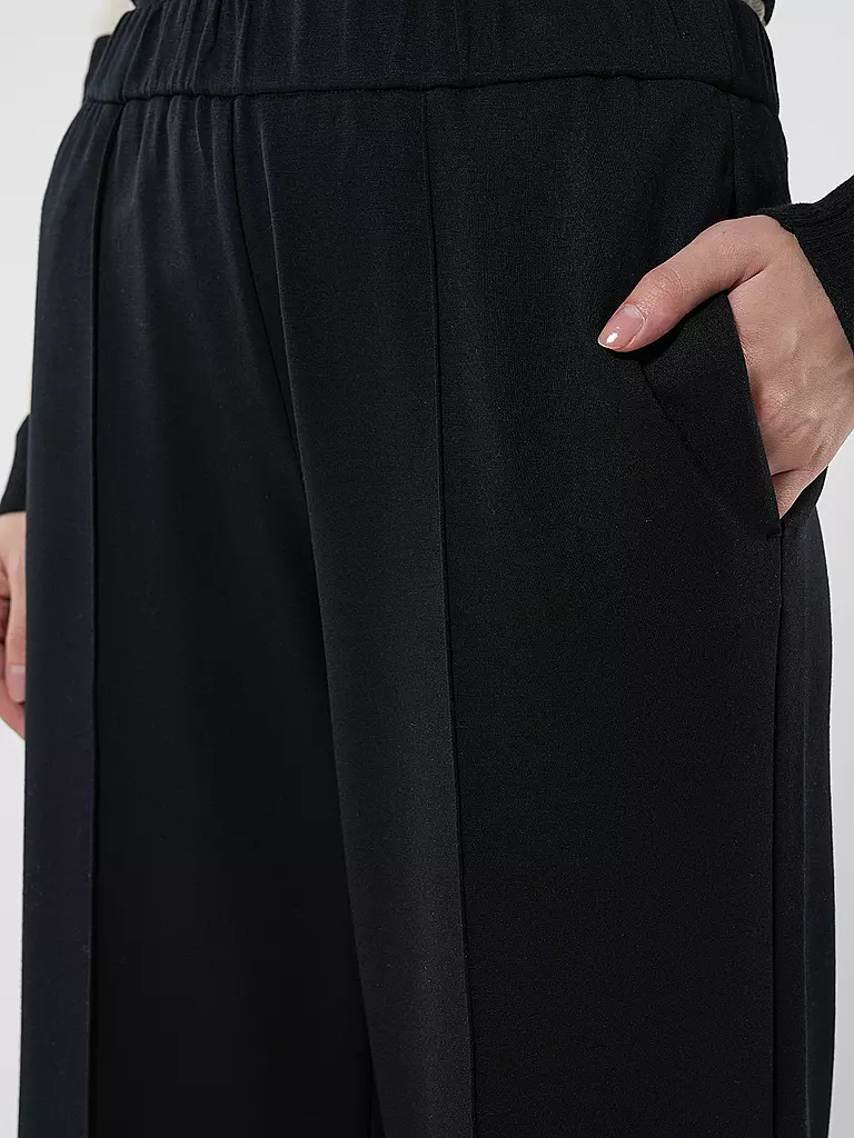 MARC O'POLO DENIM | Hose Wide Leg | Nero