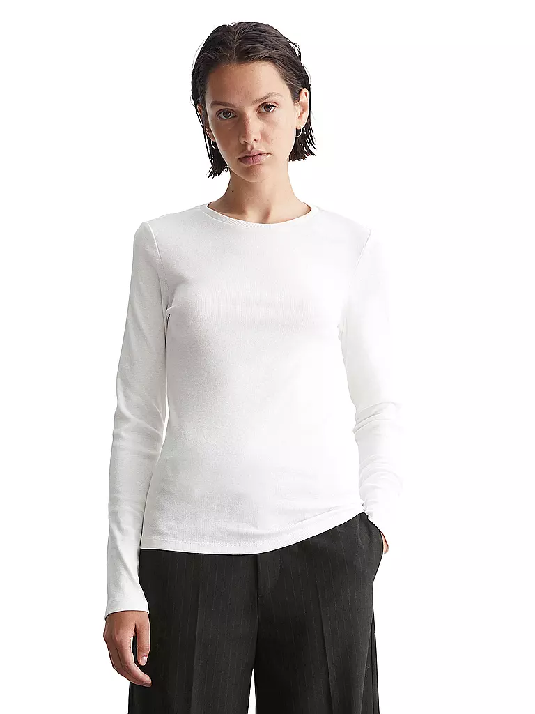 MARC O'POLO DENIM | Langarmshirt | Bianco