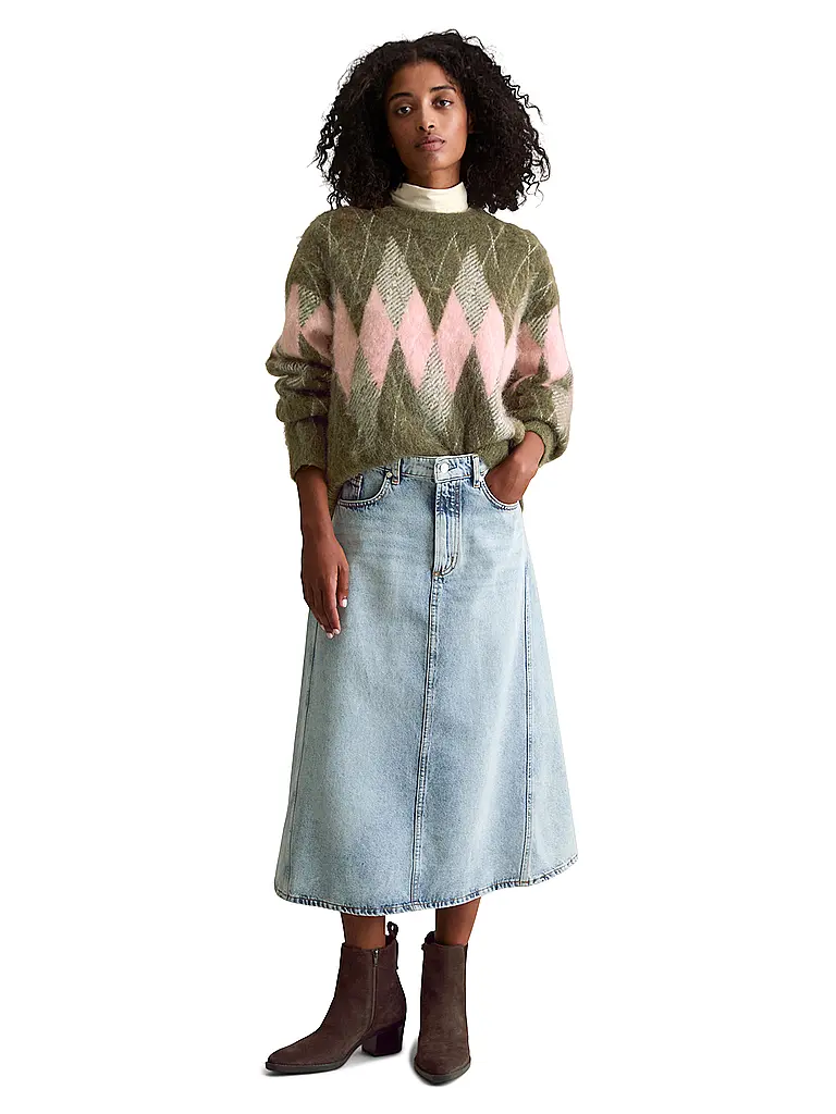 MARC O'POLO DENIM | Midi gonna | Blu chiaro