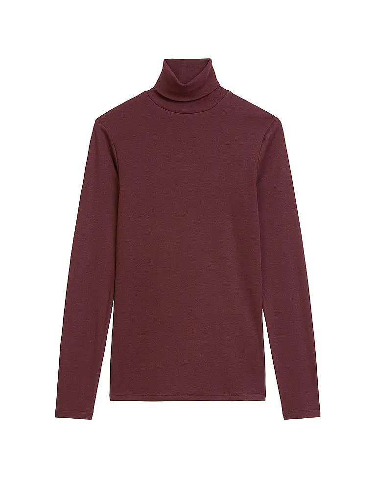 MARC O'POLO DENIM | Rollkragenpullover | Rosso scuro