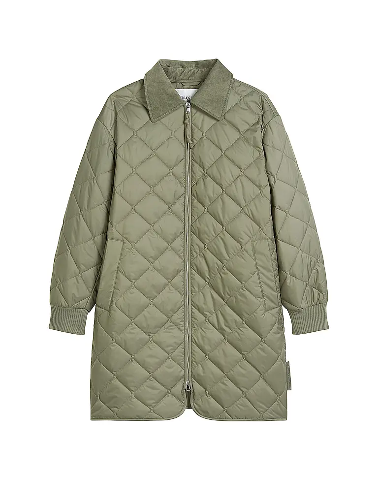 MARC O'POLO DENIM | Steppmantel | Verde chiaro