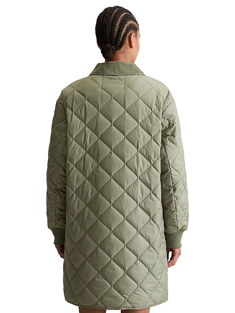 MARC O'POLO DENIM | Steppmantel | Verde chiaro