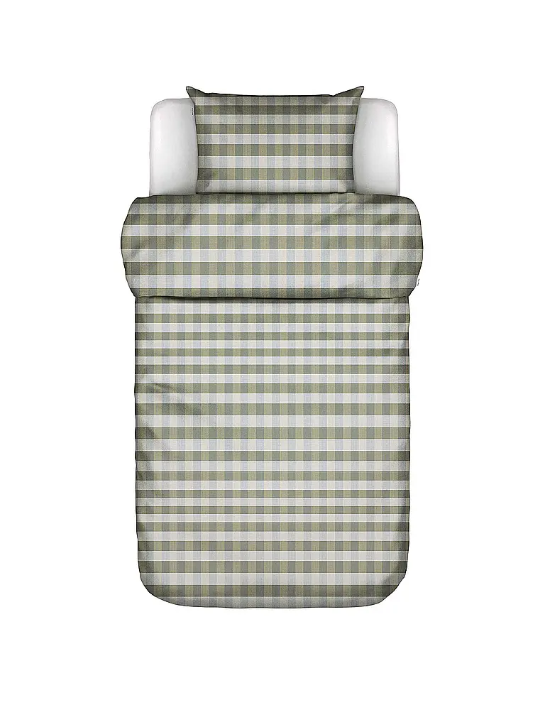 MARC O'POLO HOME | Biancheria da letto in flanella OLLE 70x90cm/140x200cm Blu denim | Blu