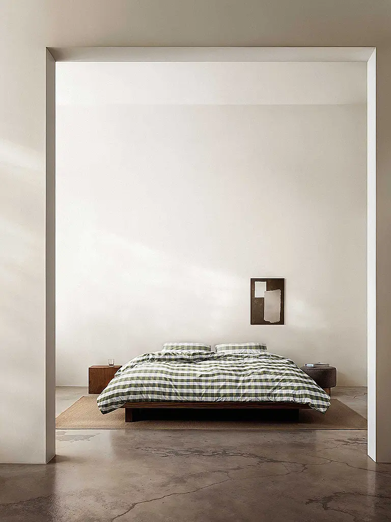 MARC O'POLO HOME | Biancheria da letto in flanella OLLE 70x90cm/140x200cm Blu denim | Blu