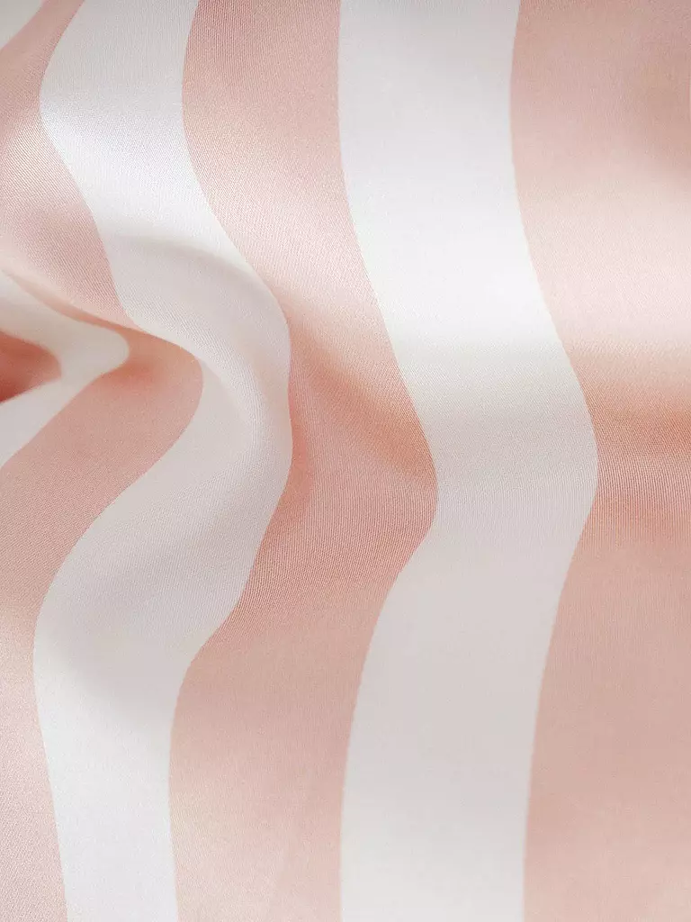 MARC O'POLO HOME | Biancheria da letto in raso CLASSIC STRIPE 70x90cm/140x200cm Rose Smoke | Rosa