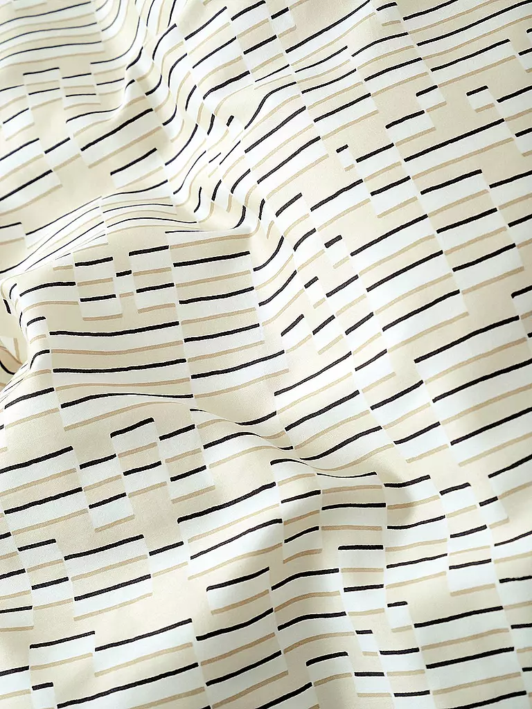 MARC O'POLO HOME | Biancheria da letto in raso HARPA 70x90cm/140x200cm Oatmeal | Grigio chiaro