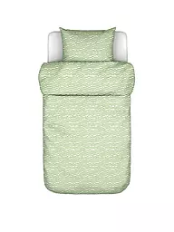 MARC O'POLO HOME | Biancheria da letto in raso HARPA 70x90cm/140x200cm Blue Haza | Verde chiaro